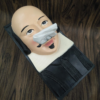 Novelty Shakespeare tissue box holder, perfect for literary-themed decor.