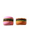 Portable DM7 creative burger toy for organizing your desk supplies.