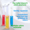 Decorative gel toilet cleaner with air freshening effect