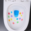 Odor eliminator flower-shaped gel air freshener for toilets