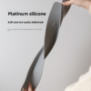 Flexible water splash barrier on countertop
