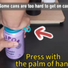 Reusable can lid with built-in straw for kids