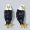 rtistic eagle ornament in polygon design