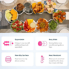 360-degree spin serving tray for meals