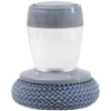 Grey ergonomic cleaning brush for cookware