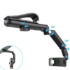 1080° rotating car phone holder mounted on sun visor