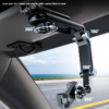 Car mount with full rotation and adjustable angle