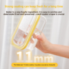 Cheese storage box with transparent lid