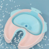 Compact hair washing bowl for home use