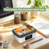 Wireless electric lunch box with LCD display