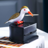 Fun and functional bird toothpick box on a table