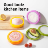 Freshness ring for fruit in vibrant colors