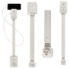 Low profile wall-hugging extension cord with flat plug and dual outlet top – perfect for space-saving power setup